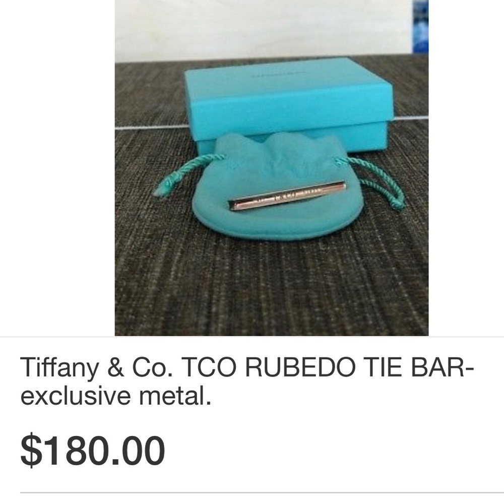 Tiffany and Co. Rubedo tie bar